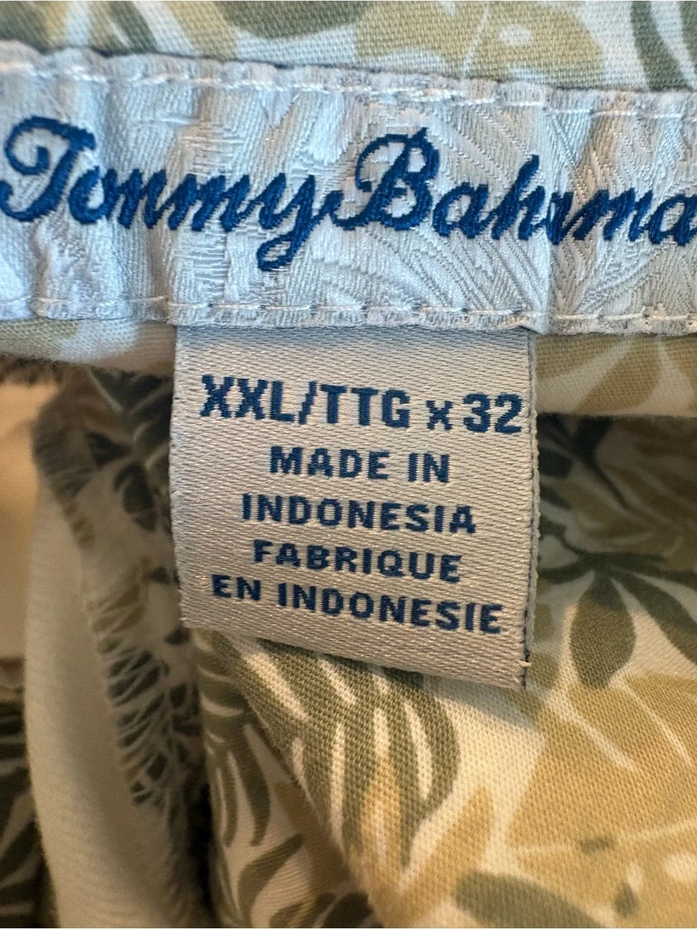 Tommy Bahama Men's Linen/Cotton Off White Pants XXL 32 Length